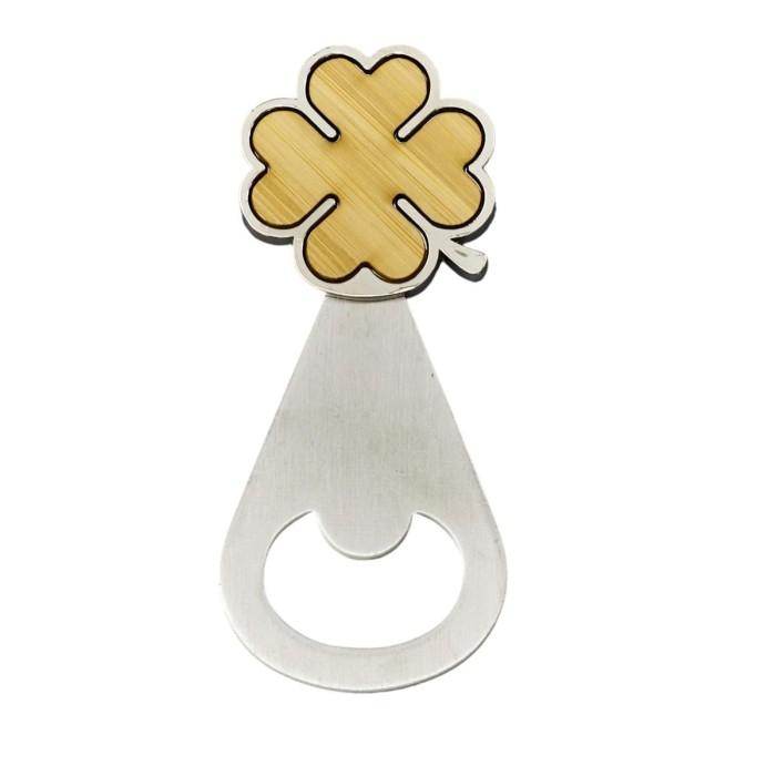 QUADRIFOGLIO APRIBOTTIGLIE NATURAL METALLO